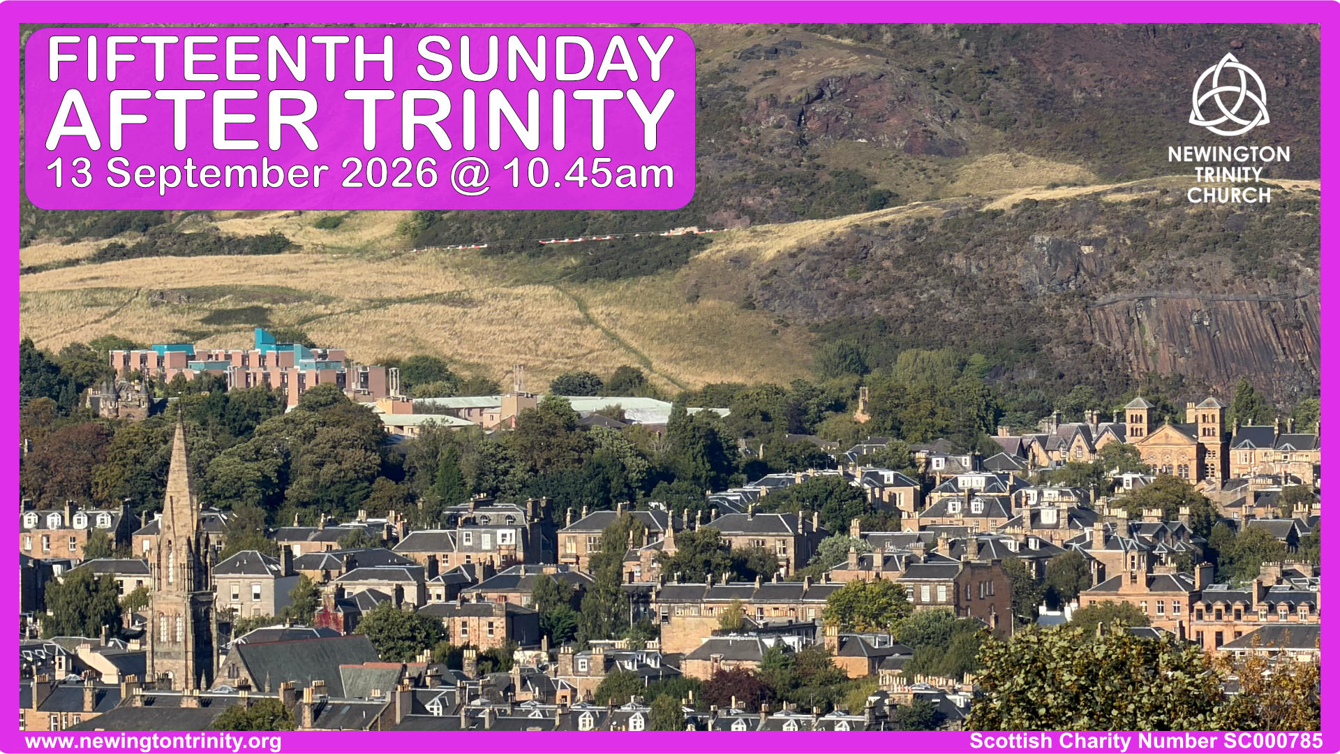 Service 13 September 2026 @ 10.45am